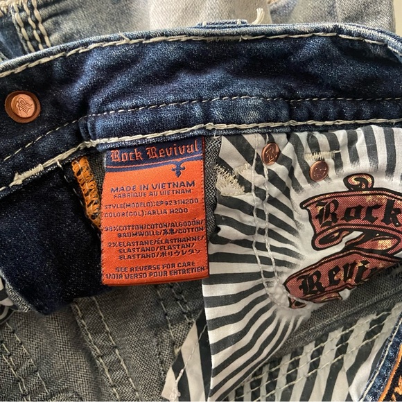 Sold Rock Revival Arlia Short Size 28 - Picture 8 of 12